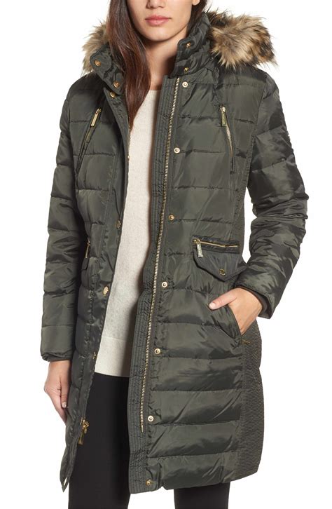 daunenmantel michael kors|michael kors winter jacket women.